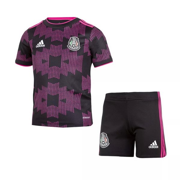 Camiseta México Replica Primera Ropa Niño 2021 Purpura